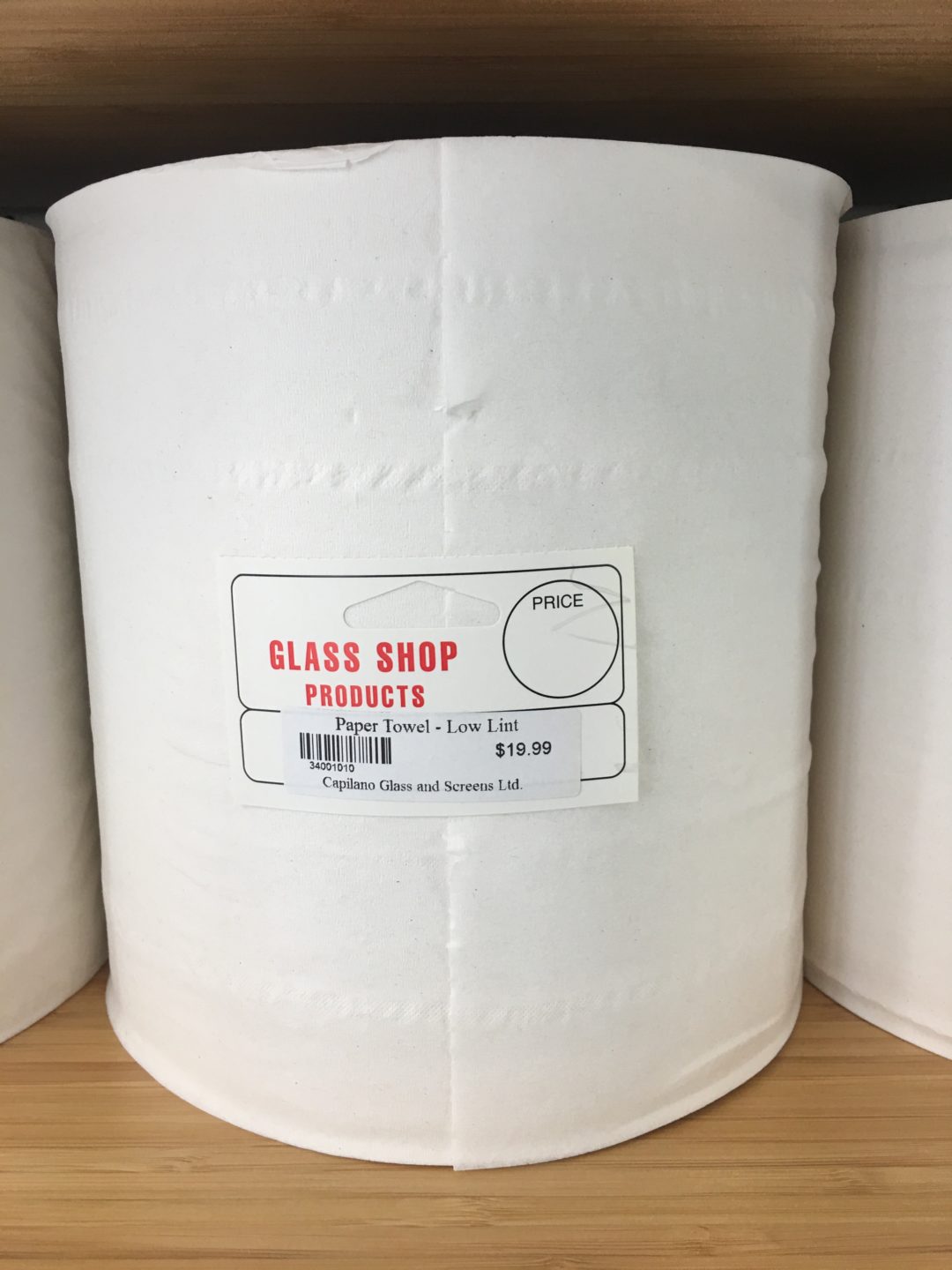 Lintfree Paper Towel Capilano Glass and Screens Ltd